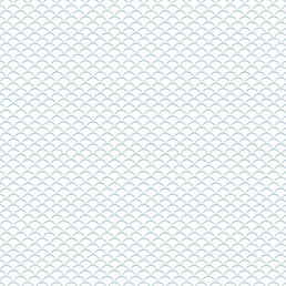 Papel de Parede Infantil Onda Invertido Azul Claro