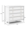 Cômoda de Bebê La Vie Branco Provençal 4 Gavetas