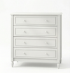 Cômoda de Bebê La Vie Branco Fosco 4 Gavetas