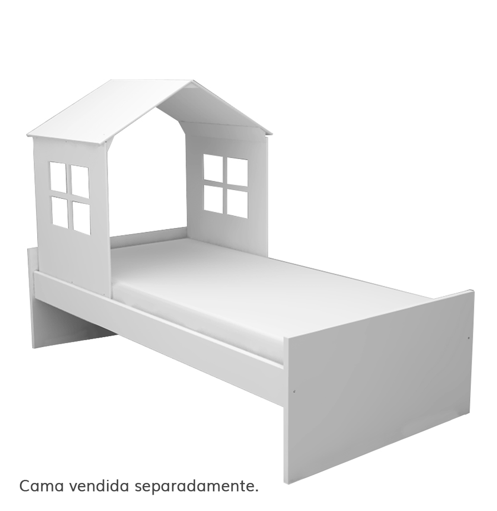 Casinha com Janela para Cama UP Branco