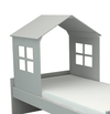 Casinha com Janela para Cama UP Cinza Harbor