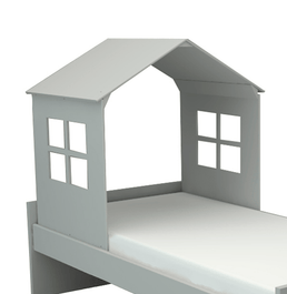 Casinha com Janela para Cama UP Cinza Harbor