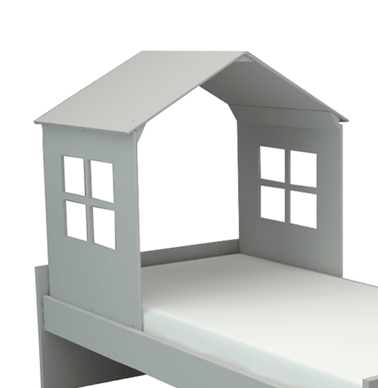 Casinha com Janela para Cama UP Cinza Harbor