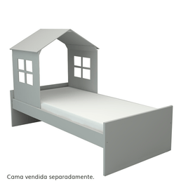 Casinha com Janela para Cama UP Cinza Harbor
