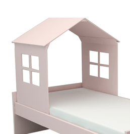 Casinha com Janela para Cama UP Rosa Claro