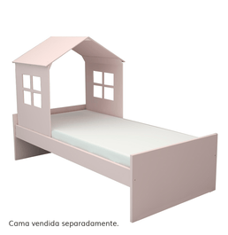 Casinha com Janela para Cama UP Rosa Claro