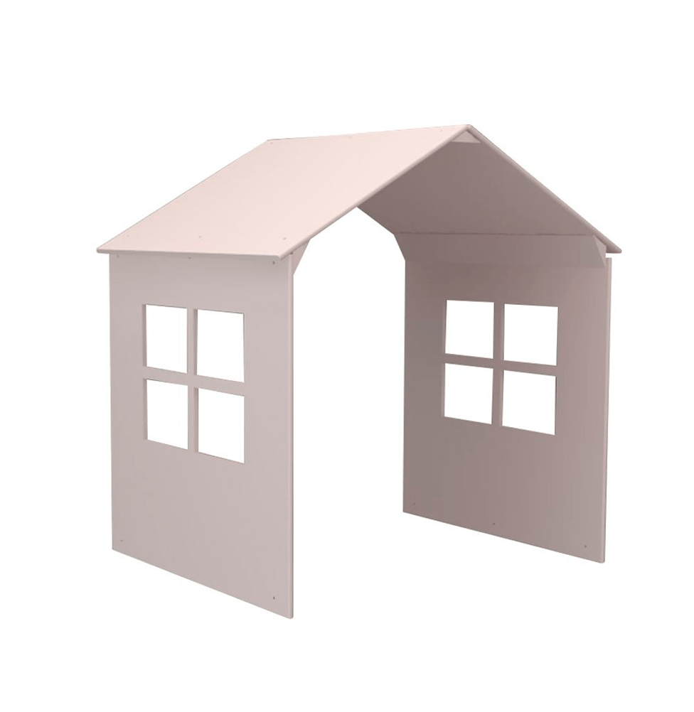 Casinha com Janela para Cama UP Rosa Claro