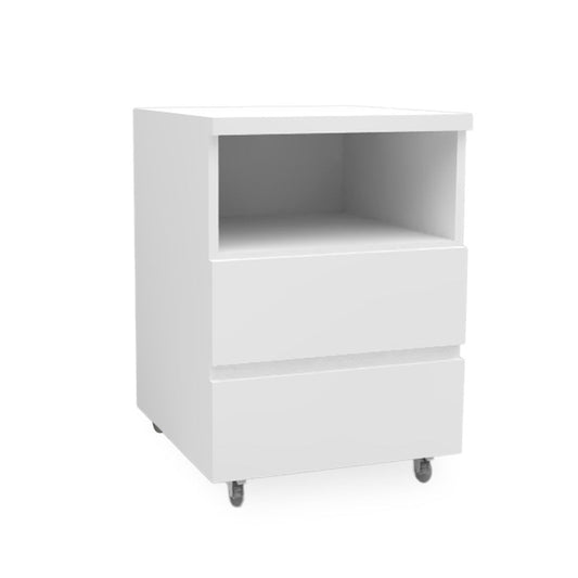 Mesa de Apoio Up 2 Gavetas Branca