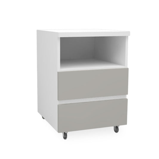 Mesa de Apoio Up 2 Gavetas Cinza Harbor