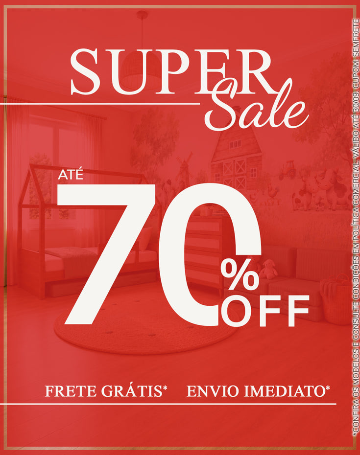 Promoção Super Sale - Produtos com até 70% off - válido até 30/09/2026
