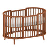 Berço Oval Slim 4 em 1 Madeira