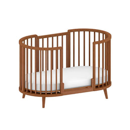 Berço Oval Slim 4 em 1 Madeira