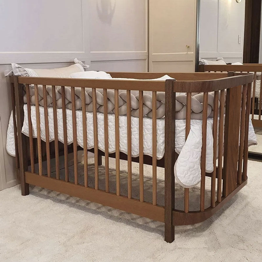 Berço Raika 3 em 1 - Jequitibá