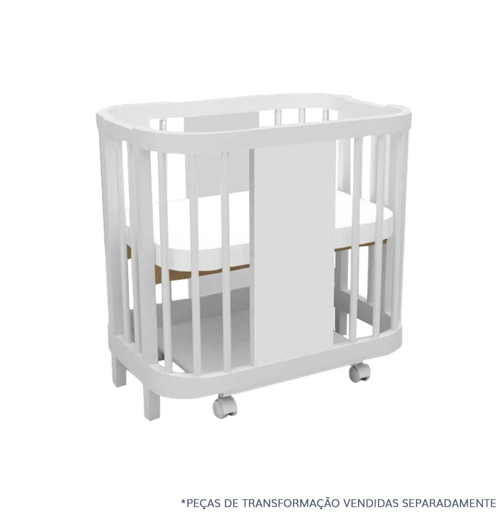Berço Raika 3 em 1 - Branco