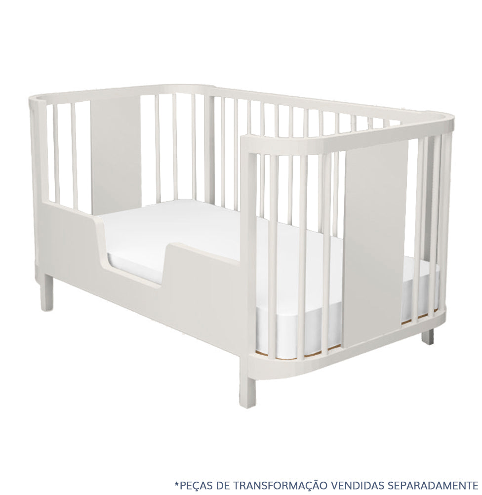 Berço Raika 3 em 1 - Greige