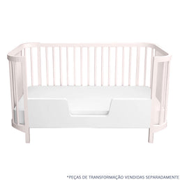 Berço Raika 3 em 1 - Rosa Claro