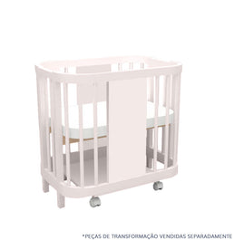 Berço Raika 3 em 1 - Rosa Claro