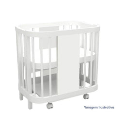  Kit de Transformação para Mini Berço Raika Branco Old
