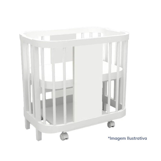  Kit de Transformação para Mini Berço Raika Branco Old