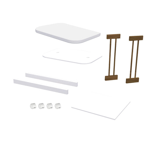 Kit de Transformação para Mini Berço Raika Jequitibá Old