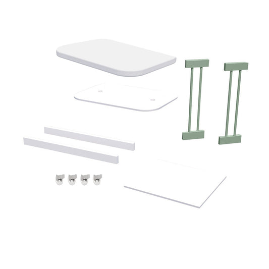 Kit de Transformação para Mini Berço Raika Verde Jardim Old