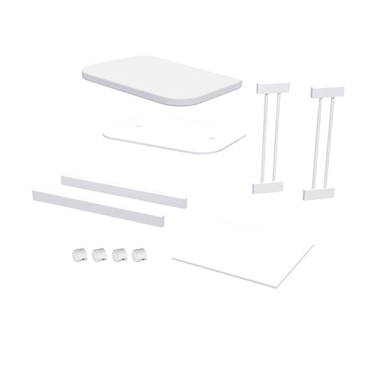  Kit de Transformação para Mini Berço Raika Branco Old