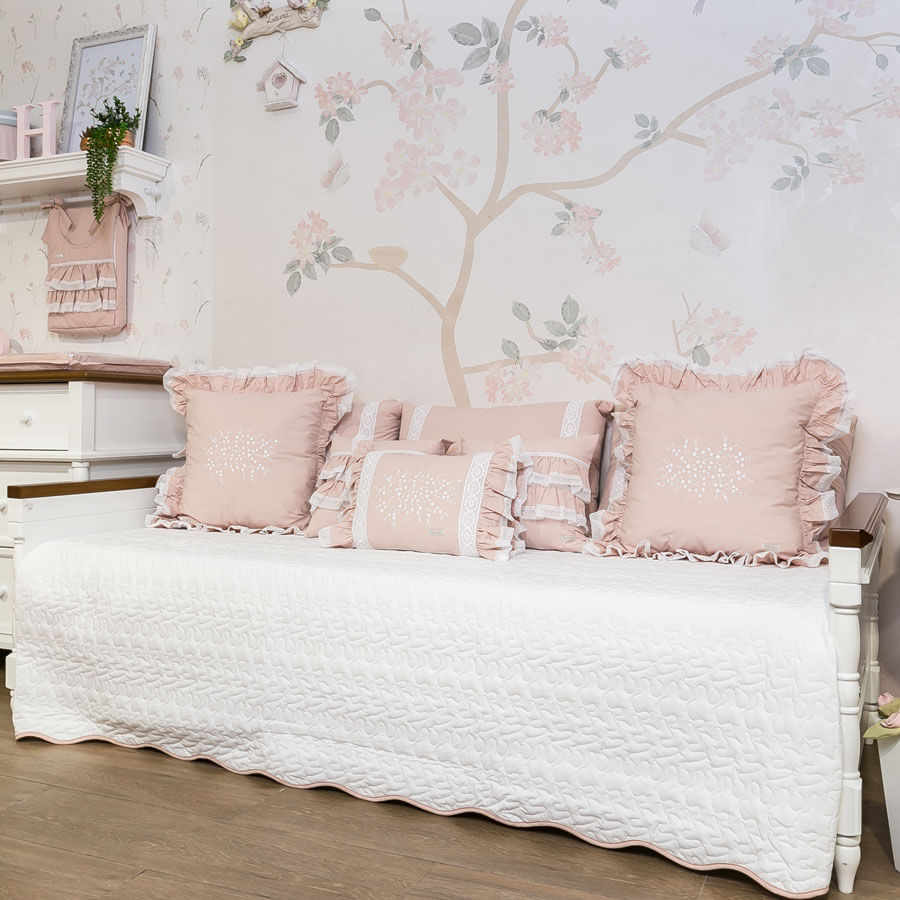 Kit Cama Tressê Rose - 6 Peças