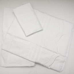 Jogo de Lençol para Berço Garden Branco - 3 Peças