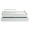 Cama Up 2 em 1 com 2 Gavetas Slim - Branco