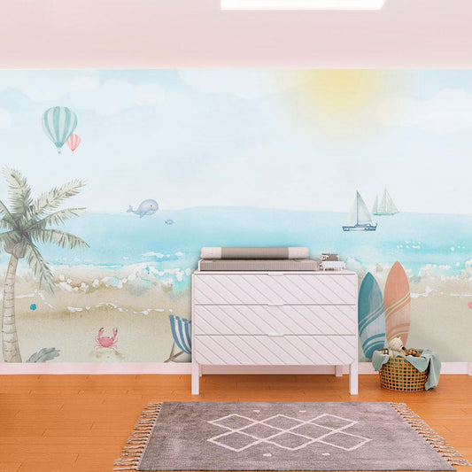 Papel de Parede Infantil Praias - Mural