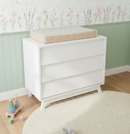 Cômoda de Bebê Raika 3 Gavetas Branco