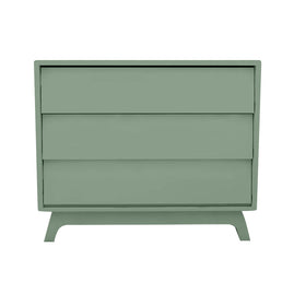 Cômoda de Bebê Raika 3 Gavetas Verde Jardim