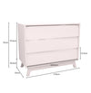 Cômoda de Bebê Raika 3 Gavetas Rosa Claro