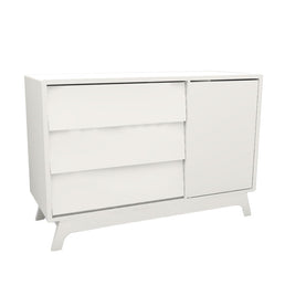 Cômoda de Bebê Raika Com Porta Branco