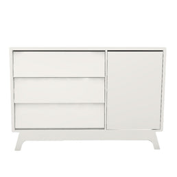 Cômoda de Bebê Raika Com Porta Branco