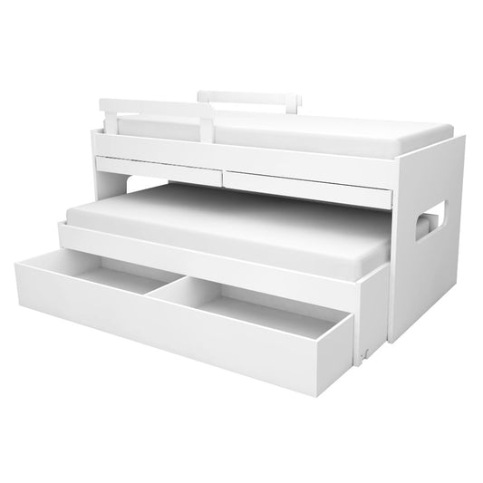Beliche Multi com Gavetão e Mesa de Estudo Branca