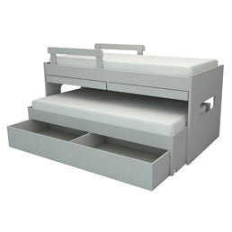 Beliche Multi com Gavetão e Mesa de Estudo Cinza