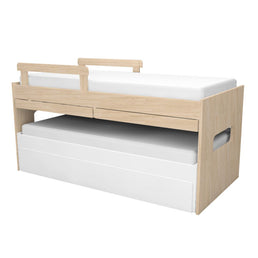 Beliche Multi com Cama Auxiliar e Mesa de Estudo Carvalho