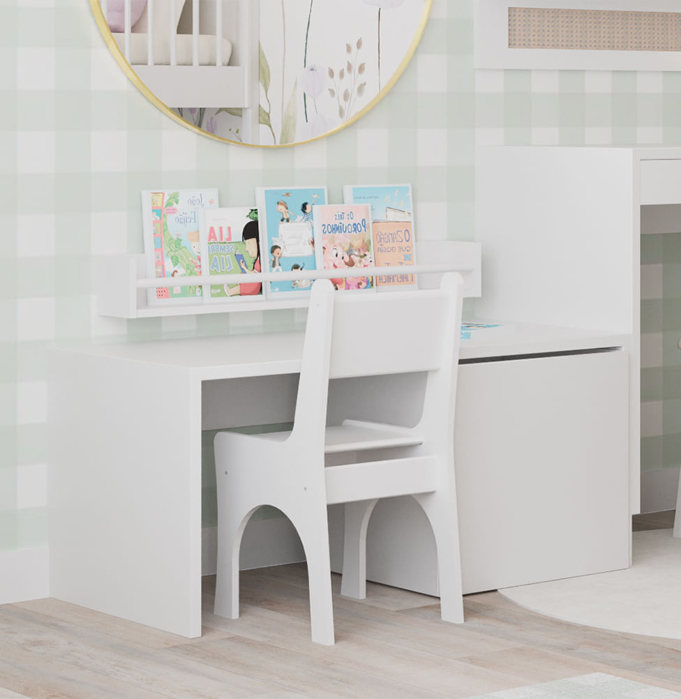 Mesa Infantil Up Branco