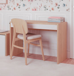 Escrivaninha Up Carvalho 2 Gavetas Brancas