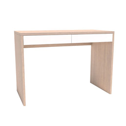 Escrivaninha Up Carvalho 2 Gavetas Brancas