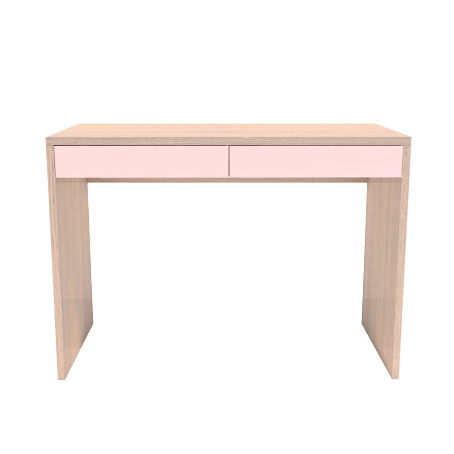 Escrivaninha Up Carvalho 2 Gavetas Rosa