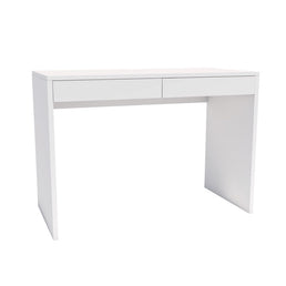 Escrivaninha Up Branca 2 Gavetas Brancas