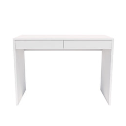 Escrivaninha Up Branca 2 Gavetas Brancas