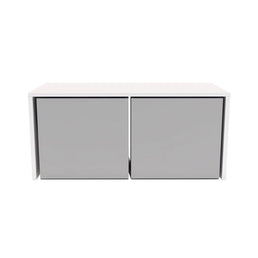 Mesa Infantil Up Branca com Caixa Cinza