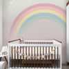 Papel de Parede Infantil Arco Íris Verde - Mural