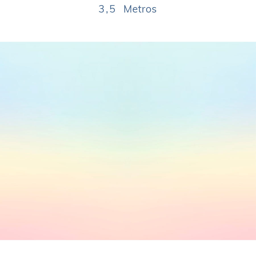 Papel de Parede Infantil Degradê Arco Íris Azul - Mural