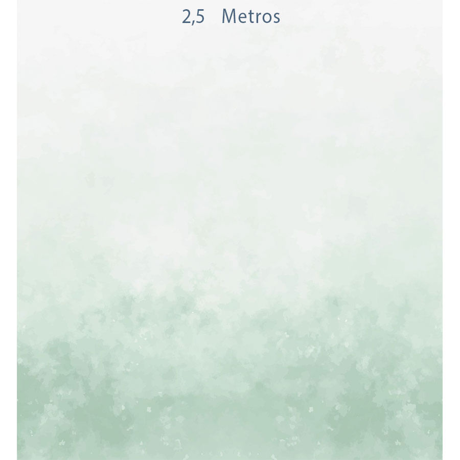 Papel de Parede Infantil Degradê Aquarela Tropical - Mural