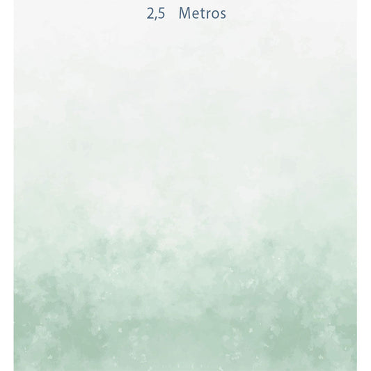 Papel de Parede Infantil Degradê Aquarela Tropical - Mural