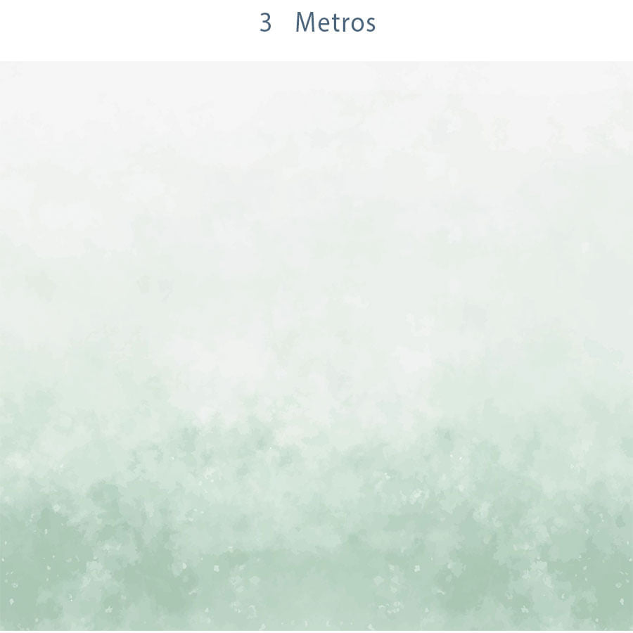 Papel de Parede Infantil Degradê Aquarela Tropical - Mural